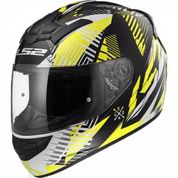 LS2 FF352 Infınıte Siyah-Sarı Kask