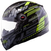 LS2 FF396 FT2 Tron Neon Sarı Motorsiklet Kaskı