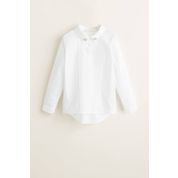 Mango Kids 43050477 Beyaz Kız Çocuk Gömlek