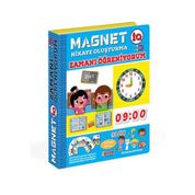 Manyetik Magnet Hikaye Oluşturma Zamanı Öğreniyorum Okul Öncesi Eğitici Oyun Seti Saat Zaman Öğrenme