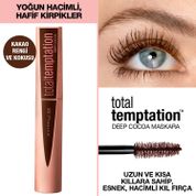 Maybelline New York Total Temptation 02 Deep Cocoa Kahverengi Maskara