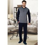 Mecit 2762 Lacivert Erkek Pijama Takımı