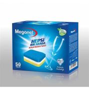 Meganet 50'li Hepsi Bir Arada Doğa Dostu Bulaşık Makinesi Tablet