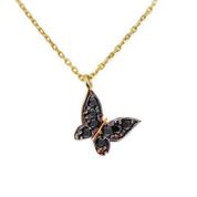 Melis Gold Kly00091 Kelebek Altın Kolye
