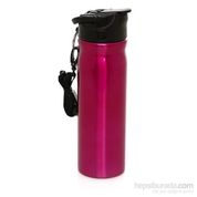 Mikro MT2850P 500 ml Pembe Çelik Matara