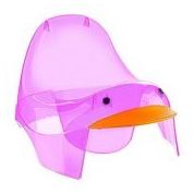 Moje Ördekli Şeffaf Pembe Lazımlık