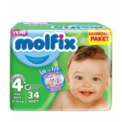 Molfix Bebek Bezi 4+ Numara 34 Adet