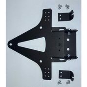 Motospartan Motosiklet Siyah Katlanır Plakalık