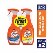 Mr.Muscle Mutfak + Banyo 750 ml Temizleyici
