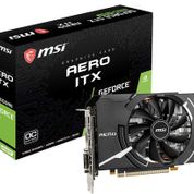 MSI GTX 1660 SUPER AERO ITX OC MSI VGA GeForce GTX 1660 SUPER AERO ITX OC, 6GB GDDR6 Bellek, 192Bit VeriYolu, DX12 Desteği, PCIE 3.0 X16 uyumlu, 1xDVI 1xHDMI 1xDP Bağlantı, Ekran Kartı Siyah