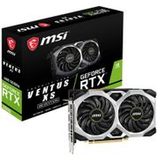 MSI RTX 2060 VENTUS XS 6G OC MSI VGA GEFORCE RTX 2060 VENTUS XS 6G OC, 6GB GDDR6 Bellek, 192Bit VeriYolu, DX12 Desteği, PCIE 3.0 X16 Uyumlu, 1xHDMI 3xDP Bağlantı, Ekran Kartı Siyah