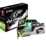 Msı Vga Geforce Rtx 2080ti Sea Hawk Ekx Rtx 2080ti 11gb Gddr6 352b Dx12 Pcıe 3.0 X16 (1xhdmı 3xdp 1x