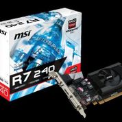 MSI VGA R7 240 1GD3 64B LP R7240 1GB DDR3 64B DX12 PCIE 3.0 X16 (1XVGA 1XDVI R7_240_1GD3_64B_LP