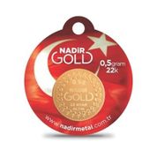 Nadir Gold 0.5 gr 22 Ayar Gram Külçe Altın