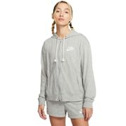 Nike CJ1694-063 Gri W Nsw Gym Vntg Hoodie Fz Kadın Sweatshirt
