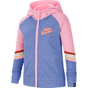 Nike CU8293-478 Nsw Heritage Fz Hoodie Mavi Tenis Kız Çocuk Sweatshirt