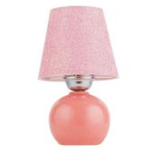 Nisa Luce Bodrum Seramik Pembe Abajur