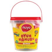 Nuyo 10 Parça 300 Oyun Hamuru Kovası