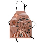 Orange Veune Çok Renkli Mutfak Önlüğü, Tombala Desenli, Yemek ve Mangal için Ayarlanabilir Askılı Unisex Önlük, Yetişkin, Çok Renkli