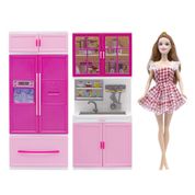 Oydaş Oyuncak 02321 Anlily İlk Mutfak Setim Bebekli Buzdolabı ve Lavabo