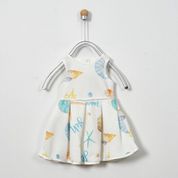 Panço 19126360100 Beyaz Kız Çocuk Elbise