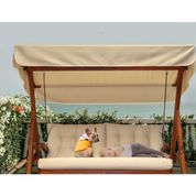 Paris 2000 Ahşap Dış Mekan Bahçe Salıncağı