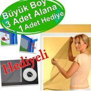 Pencere Kapı Sinekliği Cam Tül Sineklik 150x125 Cm Pencere Teli Pencere Tülü Tül Sineklik Sinek Teli