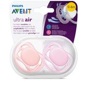 Philips Avent SCF245-20 2 li 0-6 Ay Ultra Air Renkli Kız Emzik