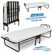 Portatif Tek Kişilik Katlanır Yatak
