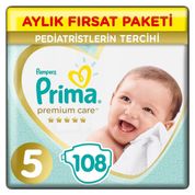 Prima Premium Care No:5 Junior 108 Adet Bebek Bezi