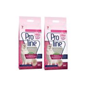 Pro Line Bebek Pudrası Kokulu Ince Tane Topaklanan Kedi Kumu 10 Lt X 2 Adet jgghj54