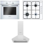 Profilo OB36P2B80D + DVP6C420 + FRMA652W Ankastre Set
