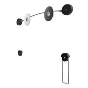 PureMounts WIRE-52 Wandhalterung für TV Geräte mit 81-140cm (32-55"), VESA: 400x400, Wandabstand: 14,5mm, Traglast max: 50 kg, schwarz