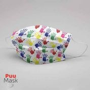 Puu Mask Yönetmeliğe Uygun Yeni Nesil Dikişsiz Yıkanabilir 5'li Bez Maske