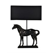 qdec Modern Dizayn Gold-Siyah At Abajur