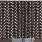 Rengirenk Galaksi Sık Tekrarlanmış Yıldızlar ve Uzay Gemileri Dekoratif Yakut Deniz Yeşili 120x240 cm Fon Perde