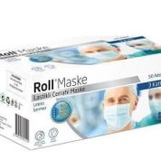 Roll Steril 3 Katlı Lastikli 50 Adet Maske