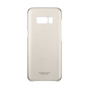Samsung Galaxy S8 Clear Cover Şeffaf Altın Cep Telefonu Arka Kapak