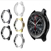Samsung Gear S3 Classic Frontier saat ı Darbelere Karşı Tam koruma Lazer Bumper Uyumlu Silikon Kılıf