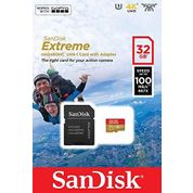 Sandisk Extreme 32GB 100mb/s MicroSDHC Hafıza Kart