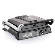 Schafer Grill Haus 2000 W 6 Adet Pişirme Kapasiteli Teflon Çıkarılabilir Plakalı Izgara ve Tost Makinesi Inox/Gri