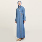 Sefamerve 3000-05 İndigo Kadın Namaz Elbisesi