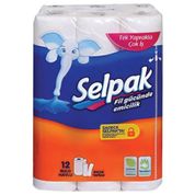 Selpak 3 Katlı 12'li Paket Kağıt Havlu