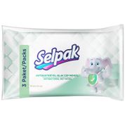 Selpak Antibakteriyel 3'lü Islak Cep Mendil