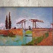 Sezer Çerçeve Ünlü Ressam Van Gogh Temalı 20x30 cm Kanvas Tablo