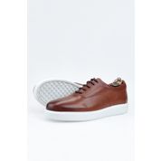 Silvio Massimo SMS07 Hakiki Deri Sneaker Erkek Spor Ayakkabı Taba