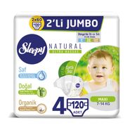 Sleepy Natural No:4 Maxi 120 Adet Bebek Bezi