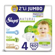 Sleepy Natural No:4 Maxi 60 Adet Bebek Bezi