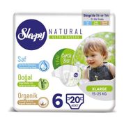 Sleepy Natural No:6 XLarge 20 Adet Bebek Bezi