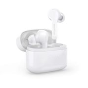 Soundcore Liberty Air Bluetooth kulaklık, True wireless kulak içi kablosuz, gramaj ile güçlendirilmiş ses, 20 saat pil ömrü, çift mikrofon ve Bluetooth 5.0, iPhone Samsung Huawei için (beyaz)